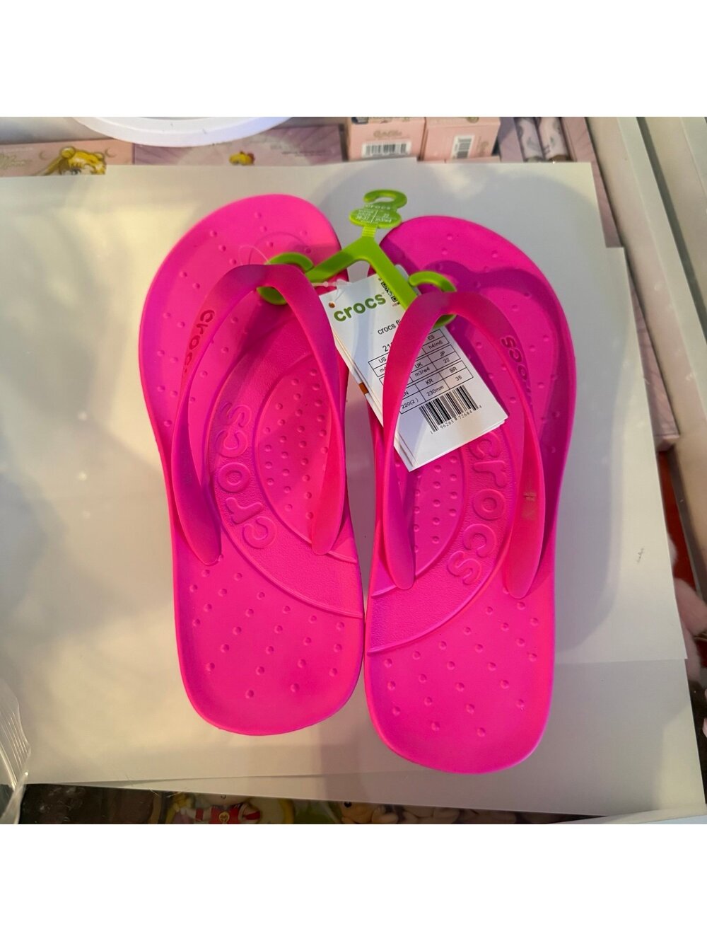 Crocs flip flop sandals